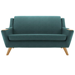 G Plan Vintage The Fifty Five Small 2 Seater Sofa Festival Teal